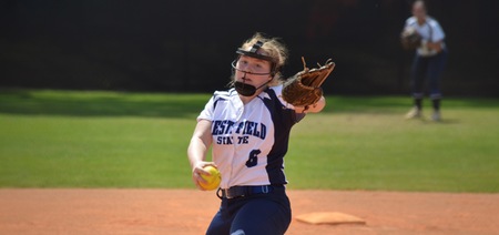 Emily Woodworth delivers a pitch against Scranton.