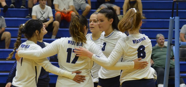 Owls Volleyball Advances over MCLA, 3-1