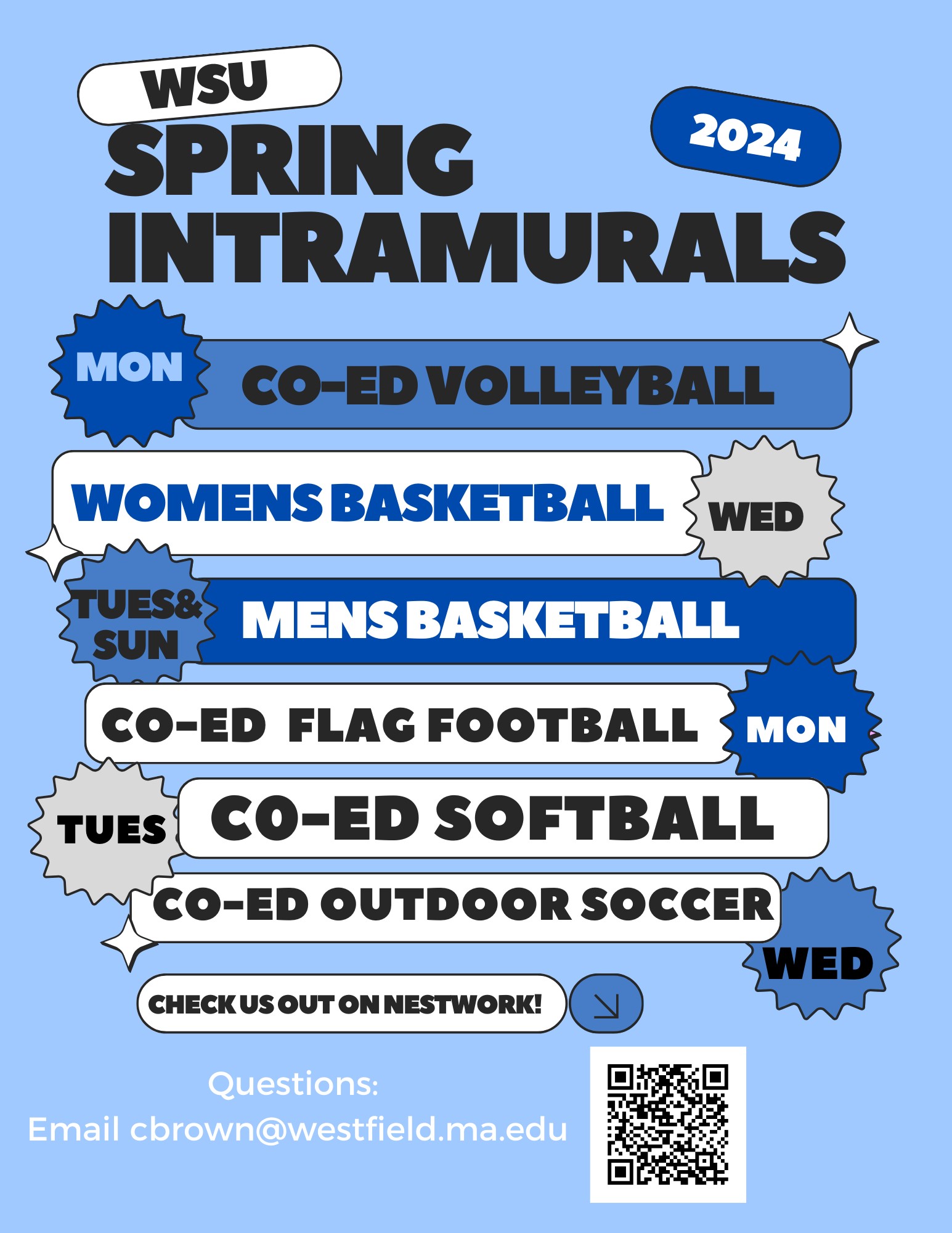 Spring 2024 Intramural Graphic